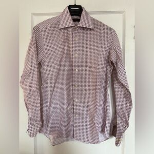 Etro Men's Geometric Pattern Shirt - White